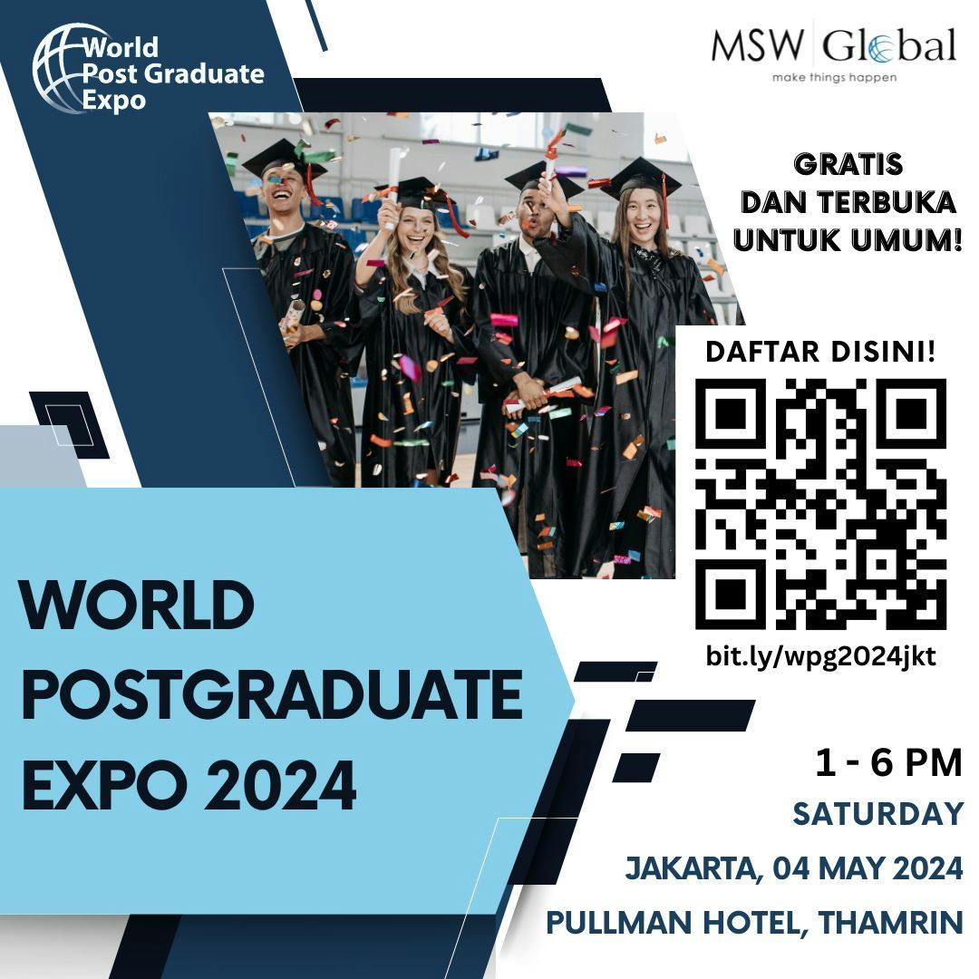 World Post Graduate Expo 2024 Jakarta